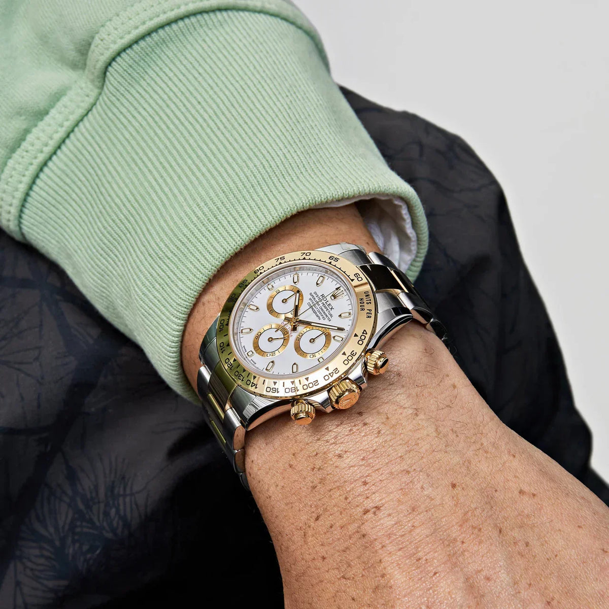 Daytona 116503 Two-Tone Yellow Gold Steel White Dial (2023)