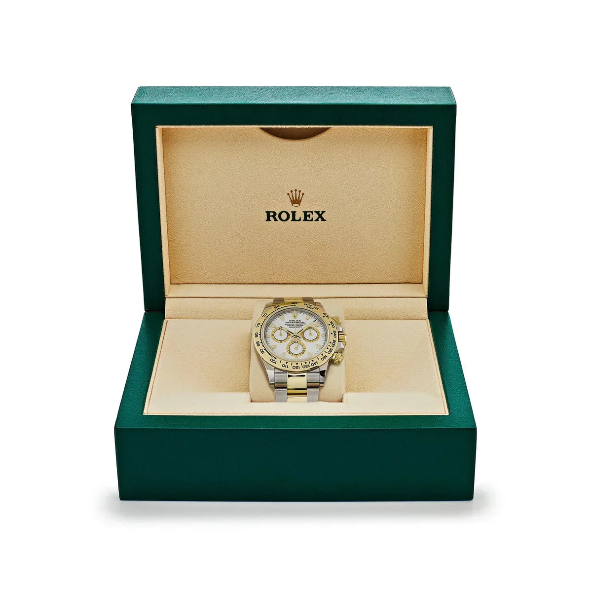 Daytona 116503 Two-Tone Yellow Gold Steel White Dial (2023)