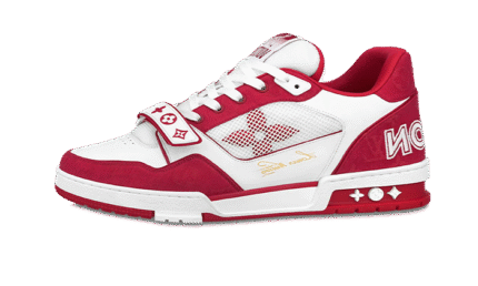 Red Monogram Denim Cinturino