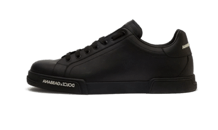Calfskin nappa Portofino sneakers Black