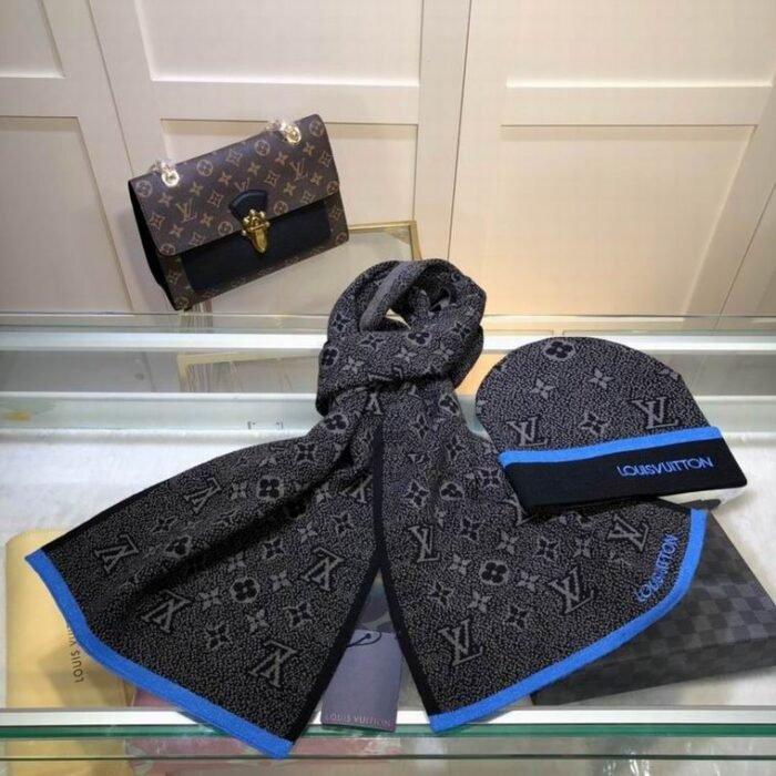 (BEANIE + SCARF) LOUIS V - Image 2