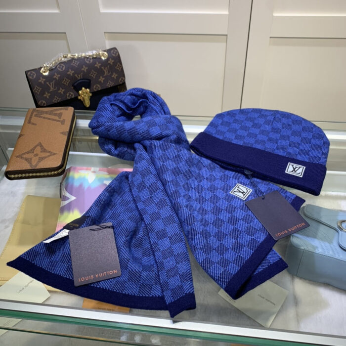 (BEANIE + SCARF) LOUIS V - Image 2