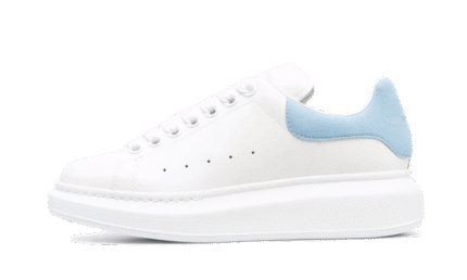 Oversized White Powder Blue