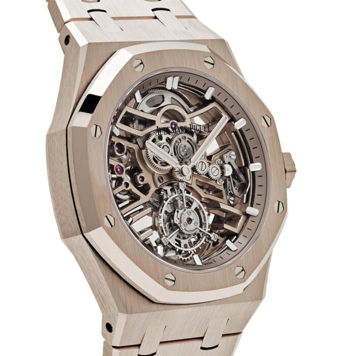 Audemars Piguet Royal Oak 26735SG.OO.1320SG.01 Selfwinding Flying Tourbillon Openworked Sand Gold (2024) - Image 8