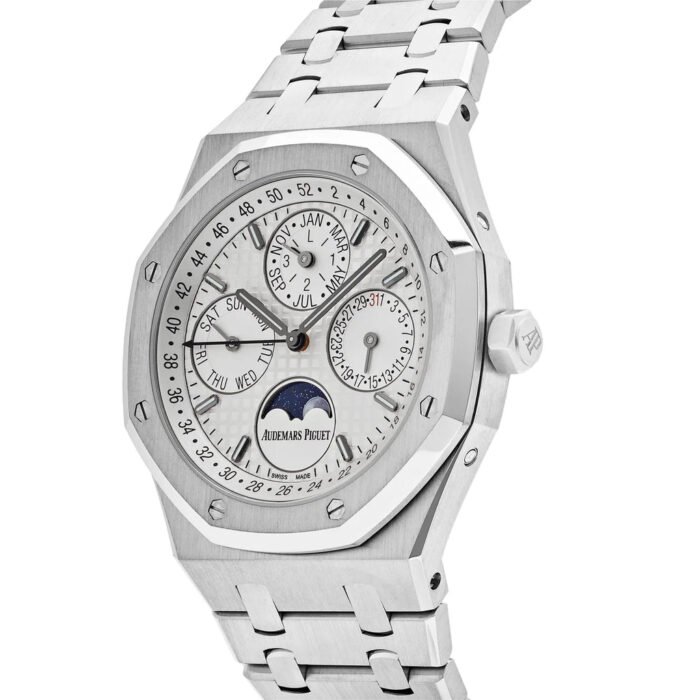 Audemars Piguet Royal Oak Perpetual Calendar 26574ST.OO.1220ST.01 Steel White Dial - Image 3