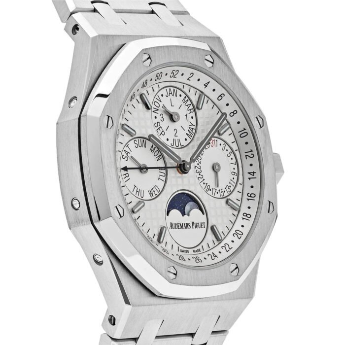 Audemars Piguet Royal Oak Perpetual Calendar 26574ST.OO.1220ST.01 Steel White Dial - Image 5