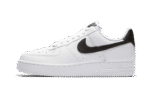 ?07 White Black Pebbled Leather