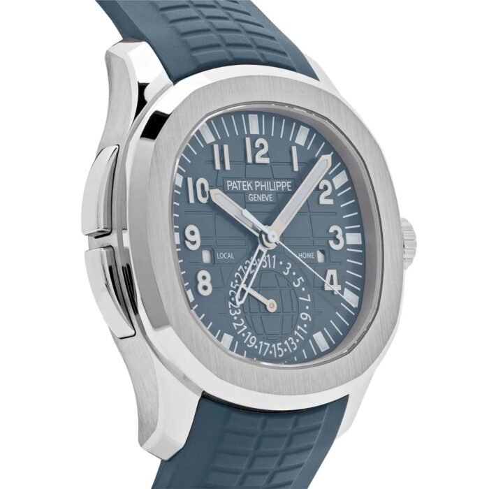 Patek Philippe Aquanaut 5164G-001 'Travel Time' White Gold Blue-Gray Dial (2024) - Image 9
