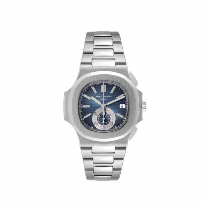 Patek Philippe Nautilus 5980/1A-001 Chronograph Steel Blue Dial - Image 1