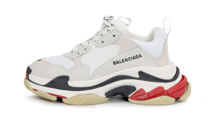 Triple S White Black Red
