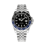 Gmt-master ii batman stainless black dial 40mm