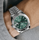 Date just steel green dial 41mm - Image 2