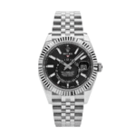 Sky-dweller black dial jubilee 42mm