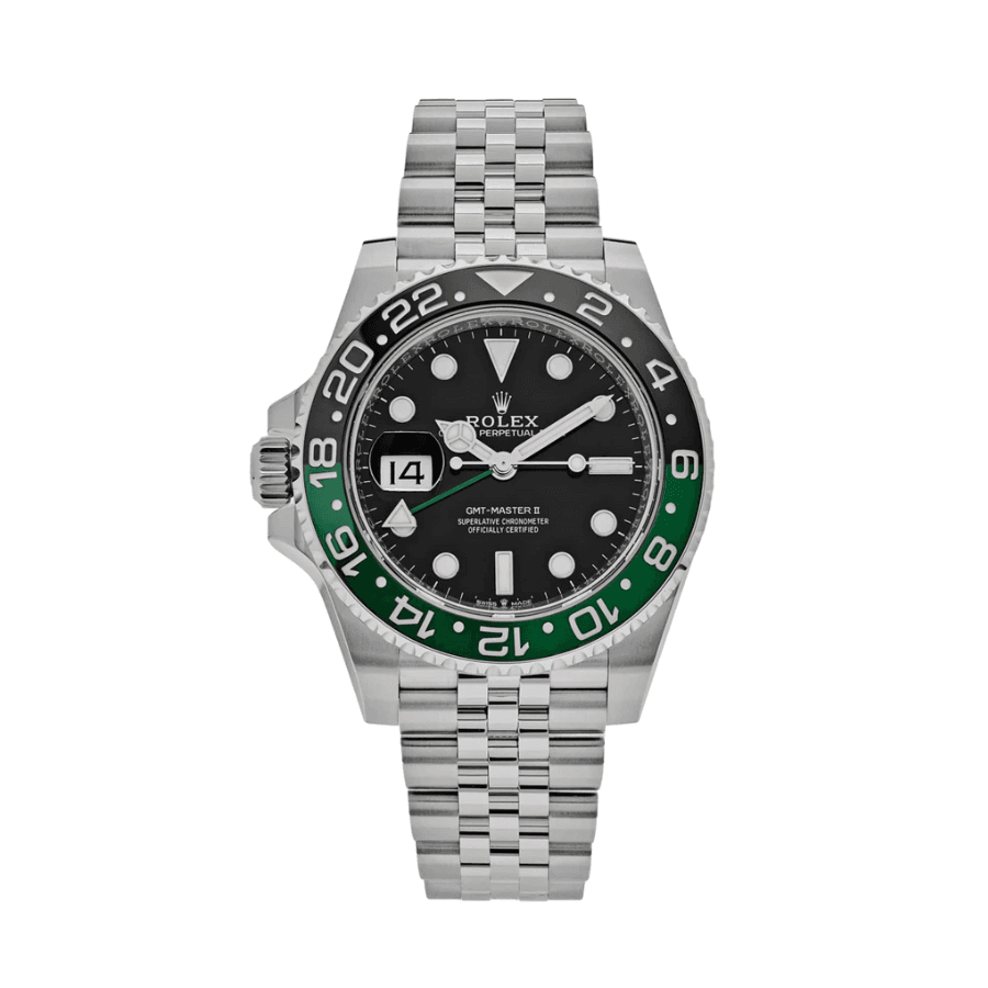 12-Rolexgmt-masteriispriteleftysteelblackdial40mm.png Gmt-master ii sprite lefty steel black dial 40mm - Image 1