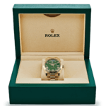 Day-date yellow gold green numerals dial 40mm - Image 3