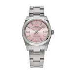 Oyster perpetual pink dial 34mm