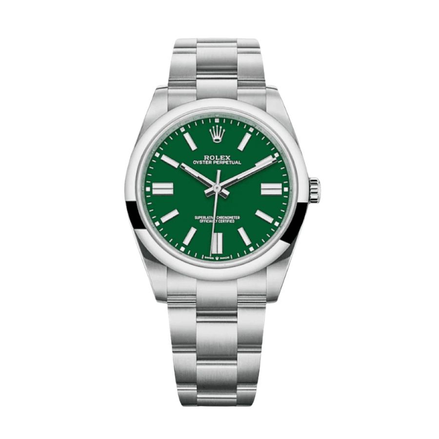 16-Rolexoysterperpetualgreendial41mm_6ff32ae1-9218-44f3-8a0f-b10b27c5c087.png Oyster perpetual green dial 41mm - Image 1