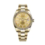 Sky-dweller yellow gold champagne dial 42mm