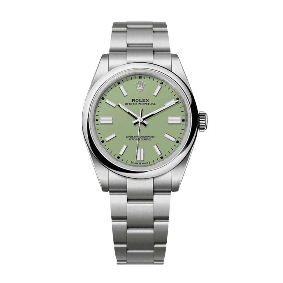 18-Rolexoysterperpetualpistachiodial41mm.png Oyster perpetual pistachio dial 41mm - Image 1