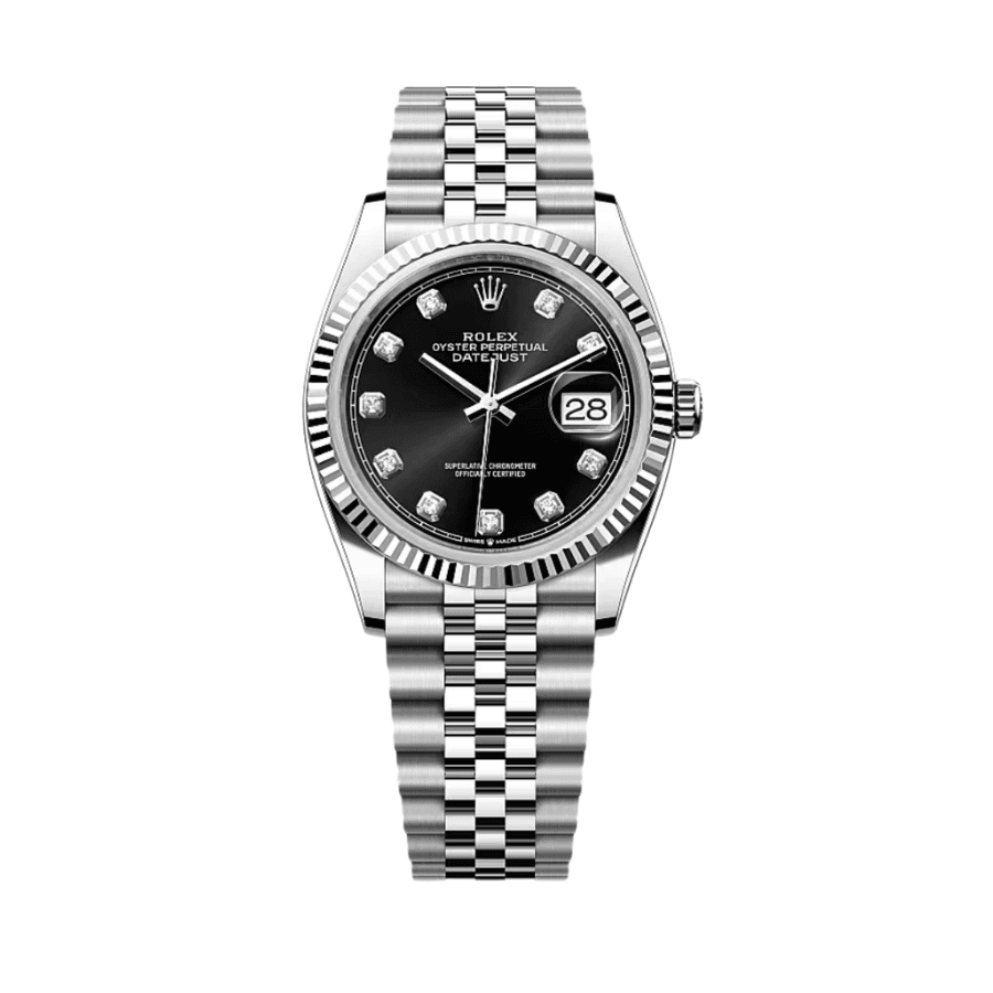 19-datejustBlackDiamond.png Datejust Black Diamond - Image 1