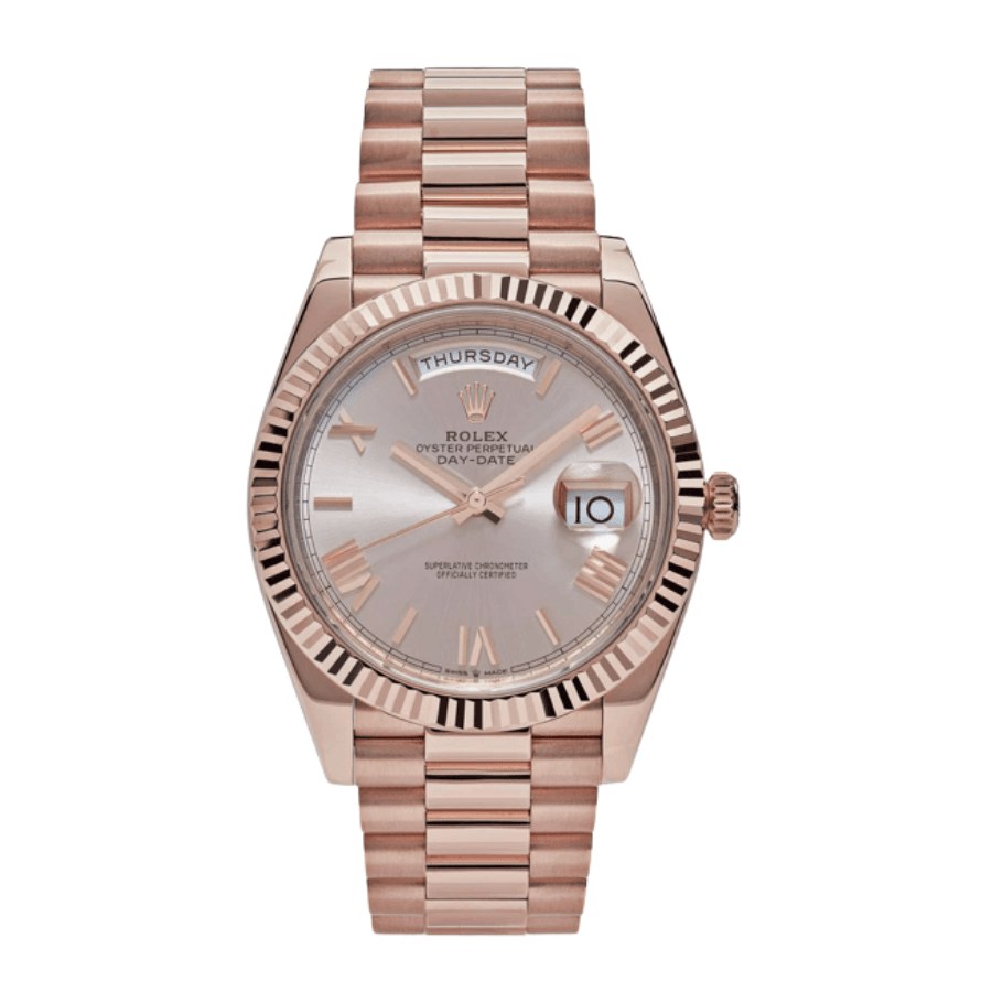 21-Rolexday-daterosegoldsundustromandial40mm_4f3984ed-2451-4dc5-abda-ce3f6fe52a9e.png Day-date rose gold sundust roman dial 40mm - Image 1