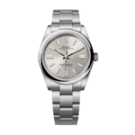 Oyster perpetual silver dial 41mm