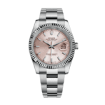 Date just steel pink dial oyster 36mm