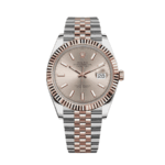 Date just rose gold sundust dial 41mm