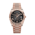 Day-date rose gold slate ombre dial 40mm