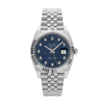 Date just blue diamond dial 41mm