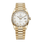 Day-date yellow gold white dial 36mm