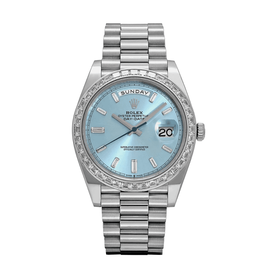 36-Rolexday-dateicebluediamonddial40mm.png Day-date ice blue diamond dial 40mm - Image 1