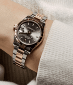 Date just ladies rose gold slate dial 31mm - Image 2