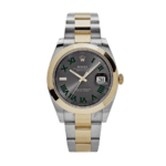 Date just wimbledon yellow gold state dial 41mm