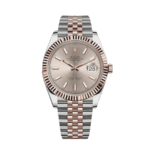 Date just rose gold sundust dial 41mm