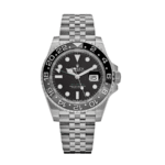 Gmt-master ii bruce wayne stainless black dial 40mm