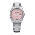 Day-date pink opal diamond dial 36mm