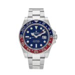 Gmt-master ii white gold blue dial 40mm