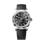 Sky-dweller black dial oysterflex 42mm