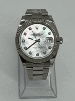 Date just diamond mother of pearl dial 41mm - Image 2