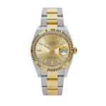 Date just yellow gold champagne dial 41mm
