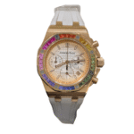 Royal oak white diamond dial