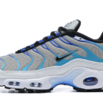 Blue With Grey Stripes