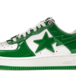 Patent Leather Green White