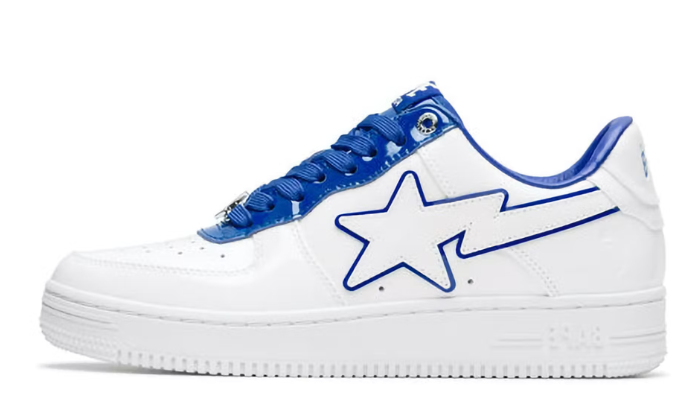 PatentLeatherWhiteBlue.png Patent Leather White Blue - Image 1