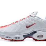 White With Red Stripe