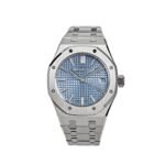 Royal Oak 15550ST.OO.1356ST.08 Steel Ice Blue Dial