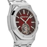 Royal Oak 26730ST.OO.1320ST.05 Selfwinding Flying Tourbillon Red Burgundy Steel - Image 7