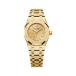 Royal Oak 67630BA.GG.1312BA.01 'Mini' Frosted Yellow Gold Quartz