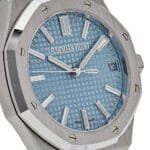 Royal Oak Selfwinding 15510BC.OO.1320BC.01 White Gold Blue Dial Limited Edition - Image 8